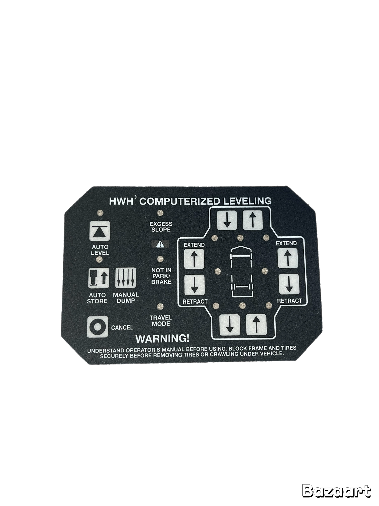 RP34698 - P34698 - Lexan TP Cover - 725/625S w/DUMP Button