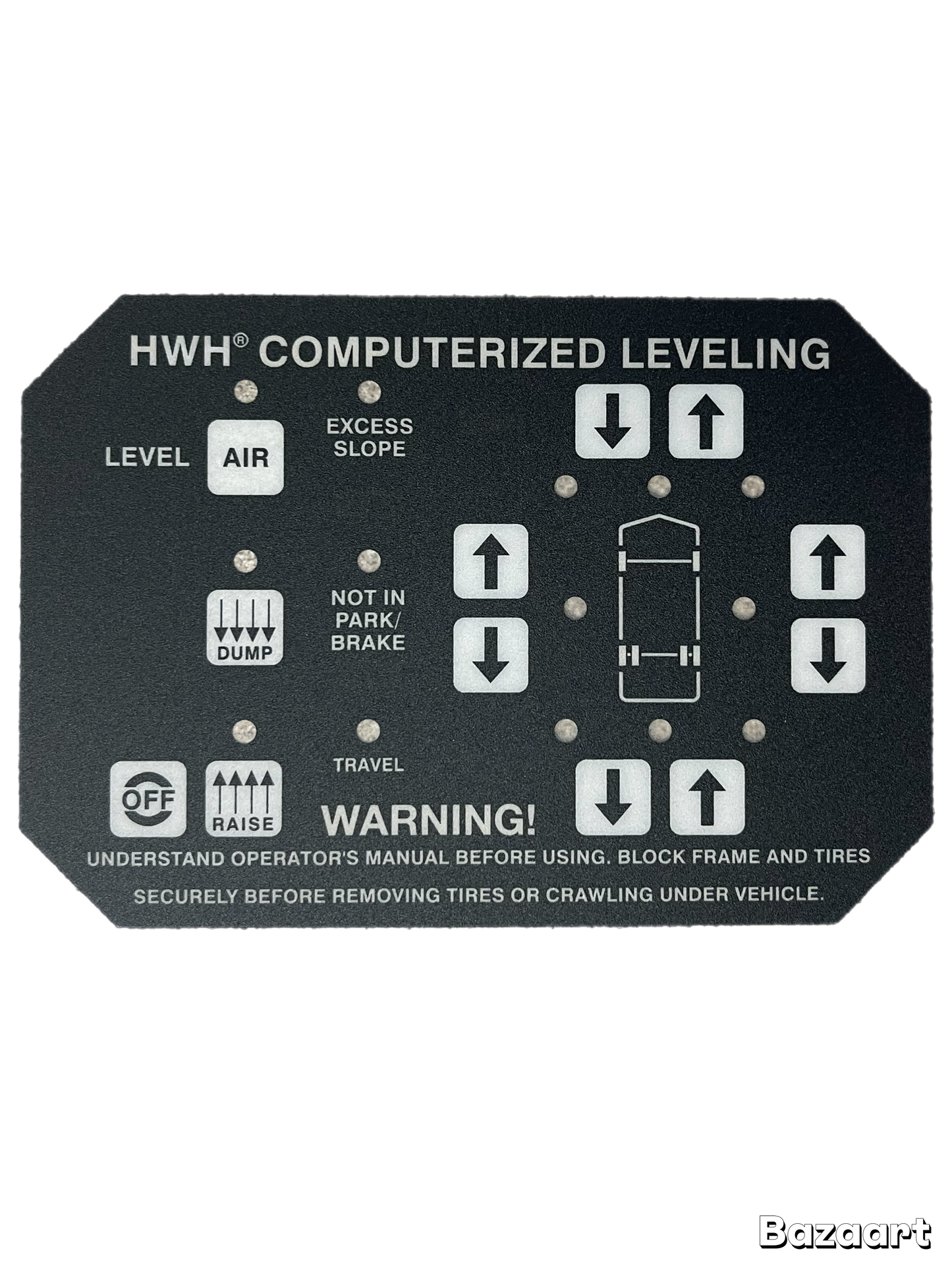 RP5595 - P5595 - Lexan TP Cover - 600 Series Air Leveling