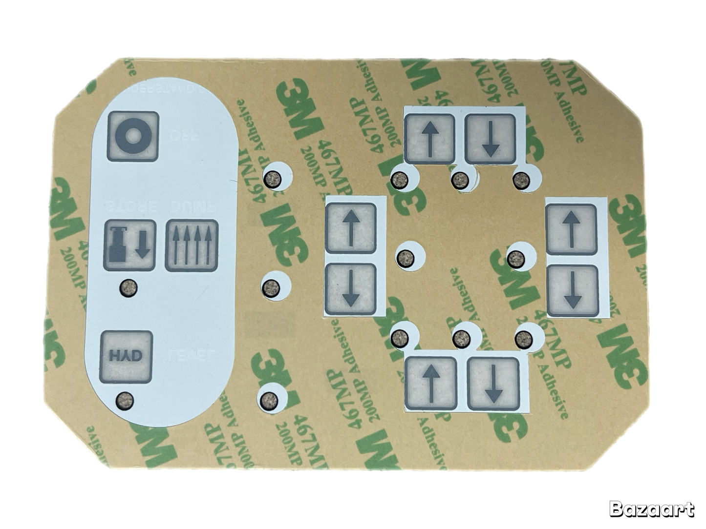 RP25763 - P25763 - Lexan TP Cover - 2000/625/610 w/AIR DUMP Button