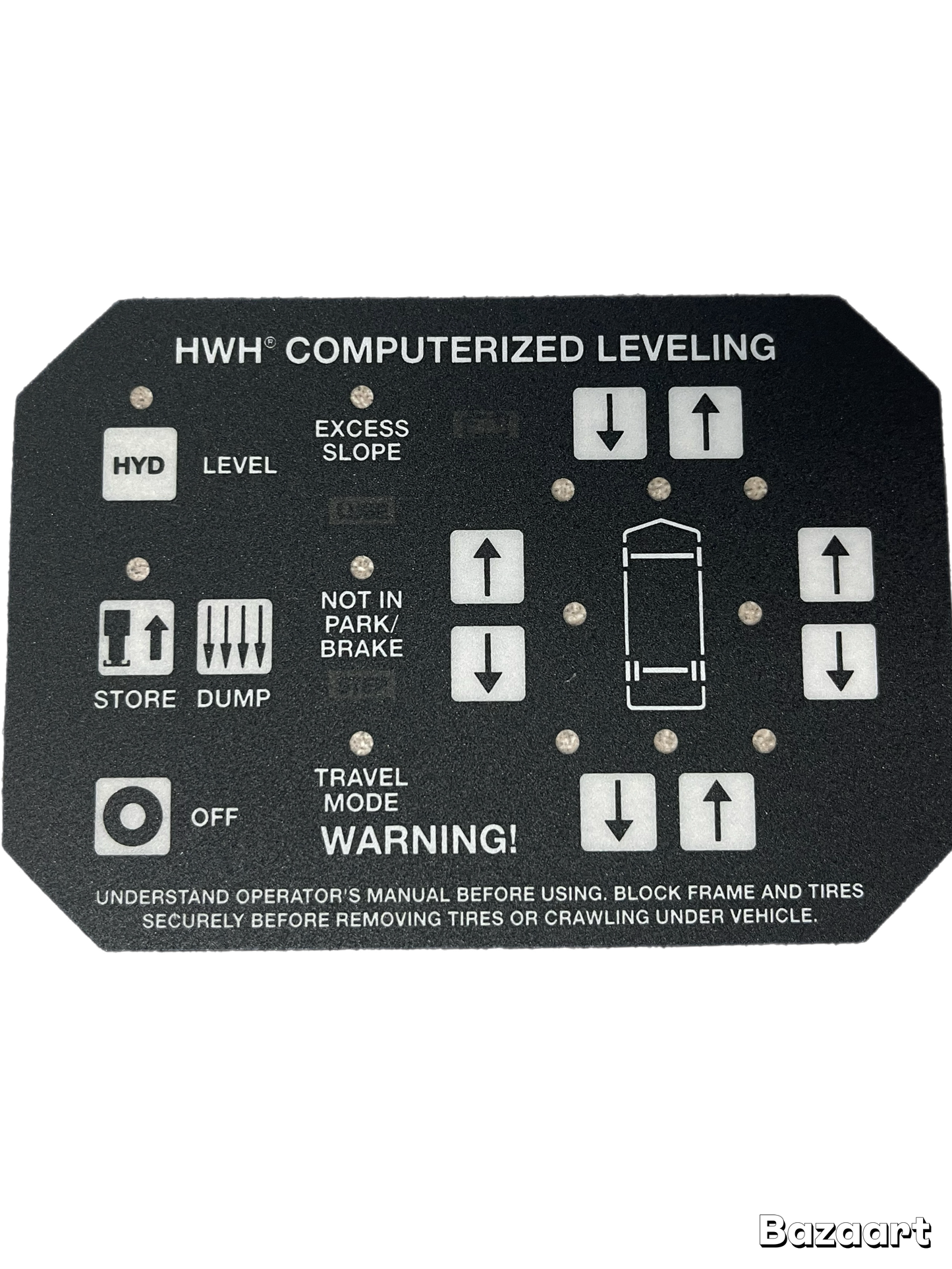 RP25763 - P25763 - Lexan TP Cover - 2000/625/610 w/AIR DUMP Button