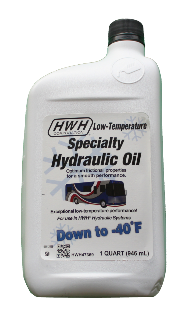 HWH Specialty Hydraulic System Oil (Down to 40 F) RV Leveling & Roofing