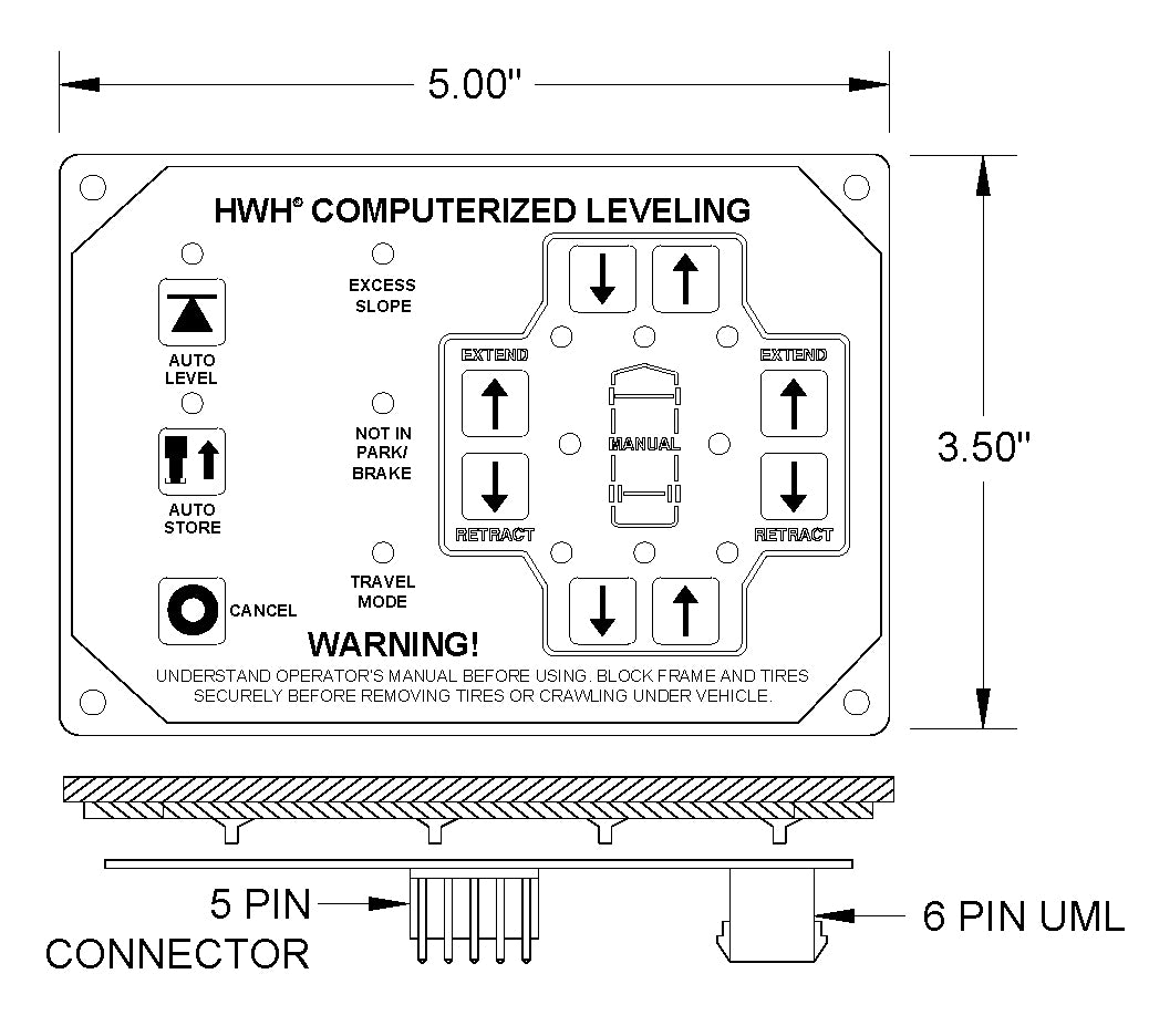 RAP47493 - Touch Pad 725 w/o air
