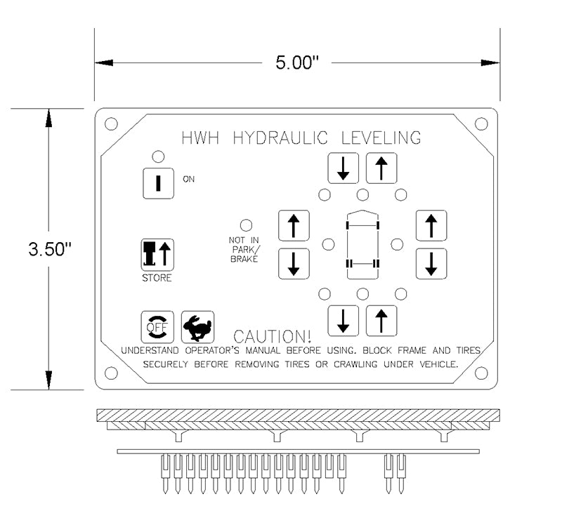 RAP20007 - AP20007 (old PN AP90680)- Touch Pad 310 w/o air