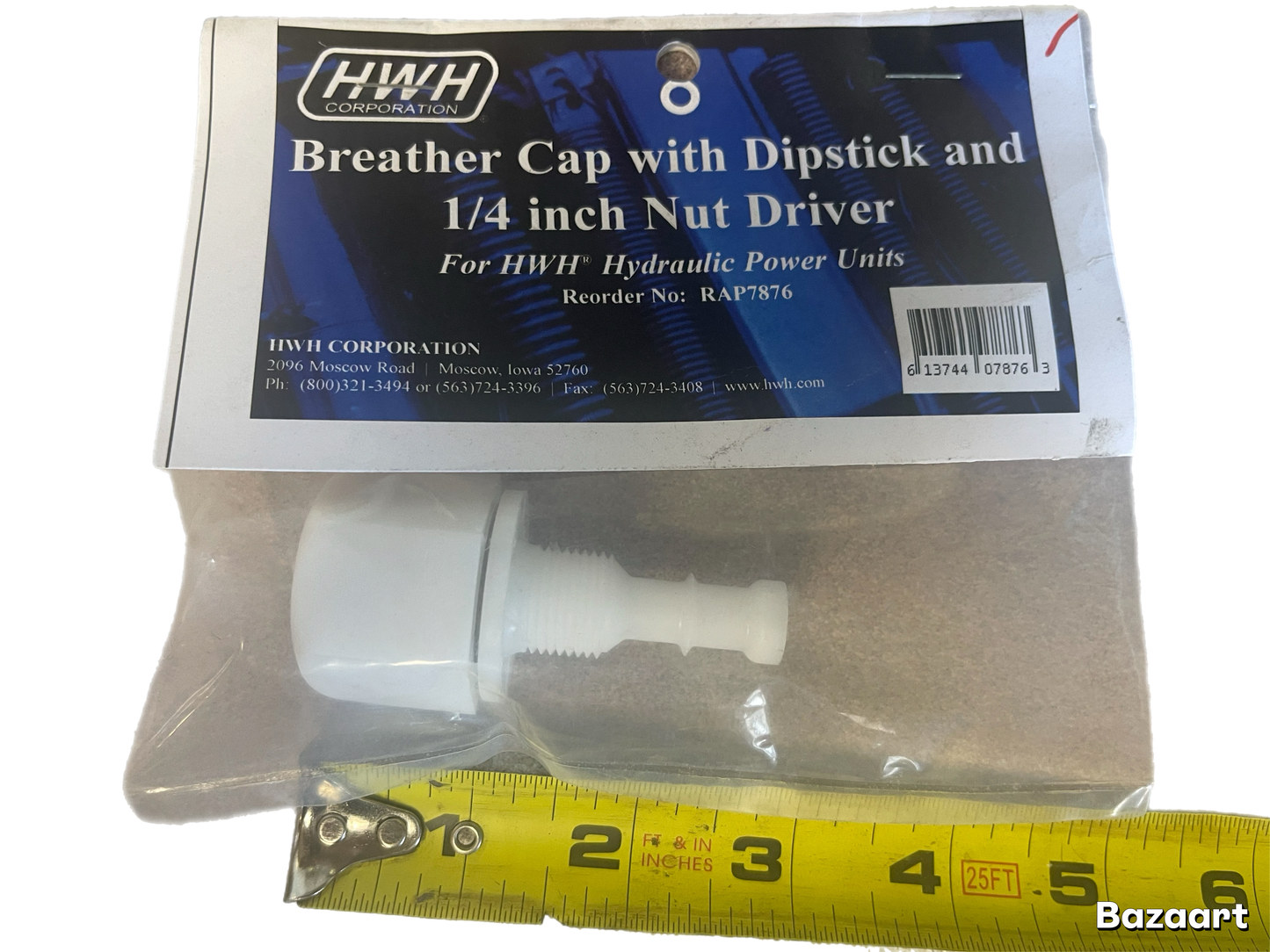 RAP7876 - 10 Breather Cap w/ dipstick