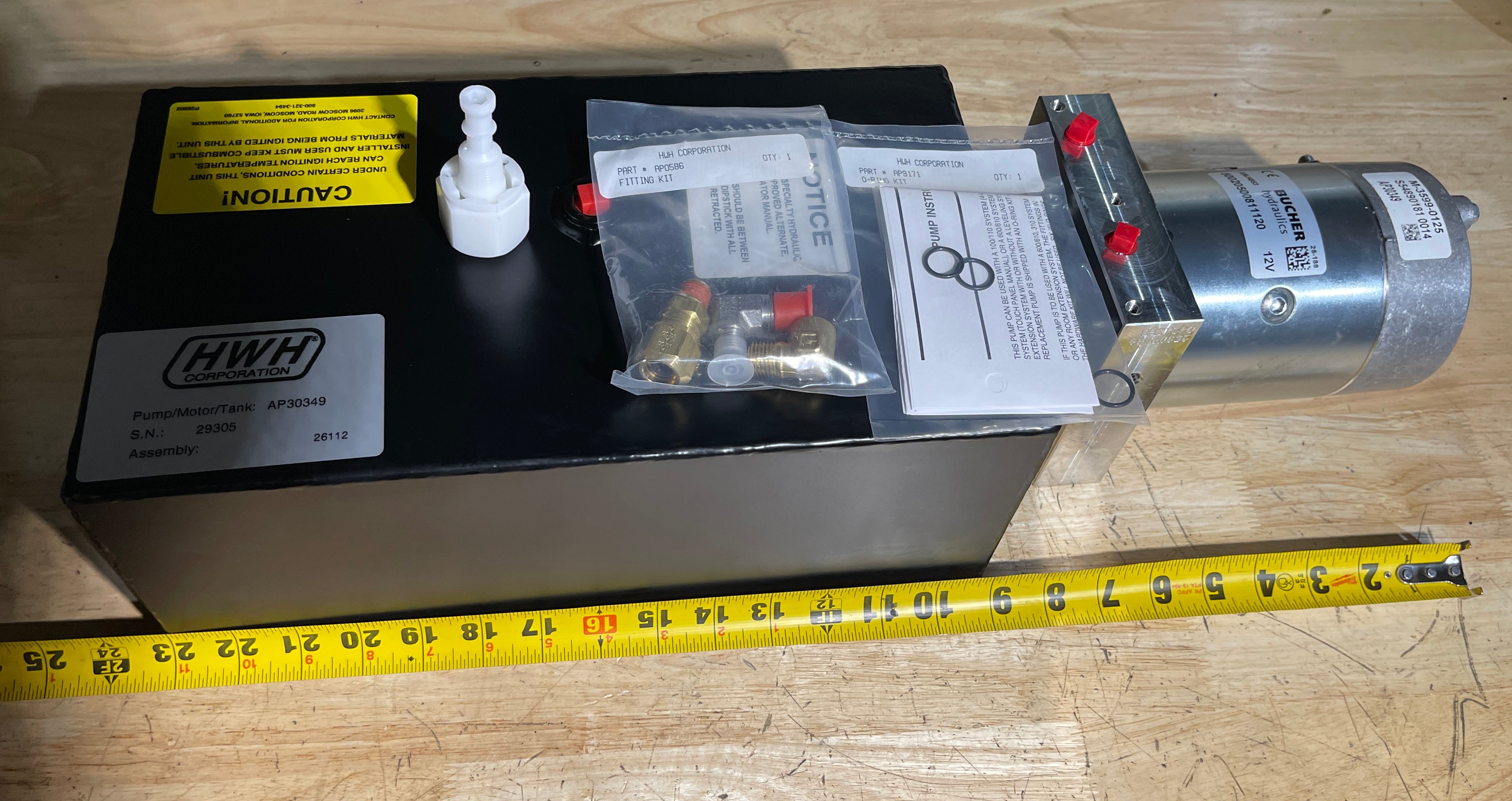 RAP30349 - Motor/Pump/Reservoir Assembly - 2 Gallon - 4.5