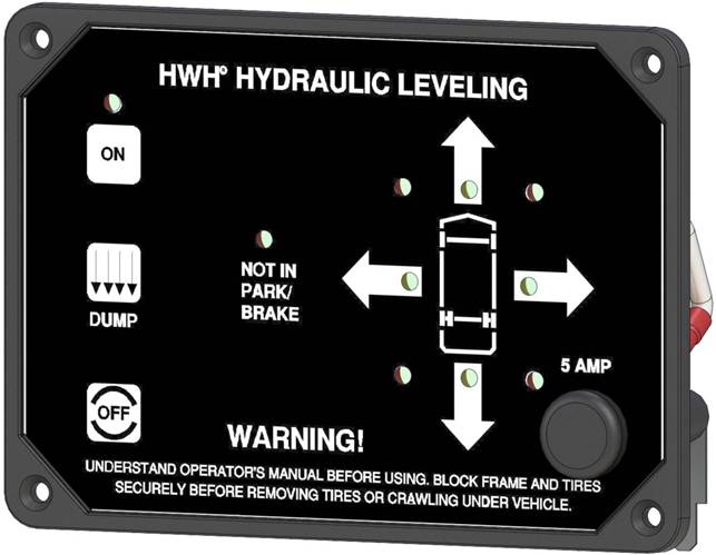 RAP0425 - Touch Panel Joy w/AIR DUMP – Stuart's RV Leveling & Roofing