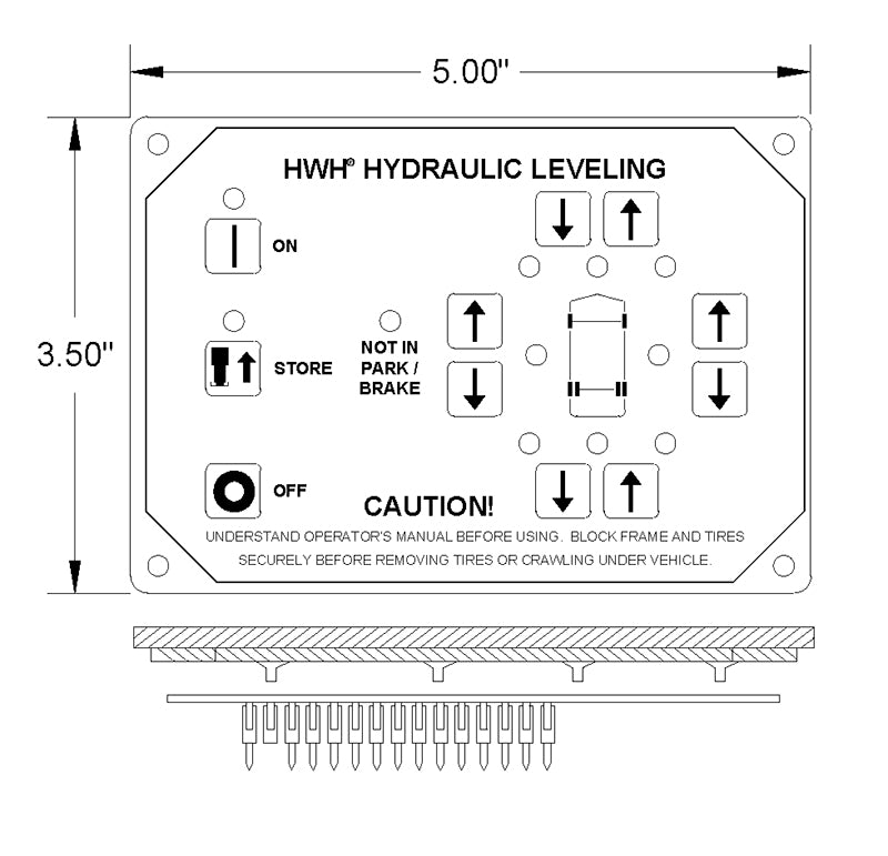 (DSS) RAP14553 - Touch Pad 310 non motorized