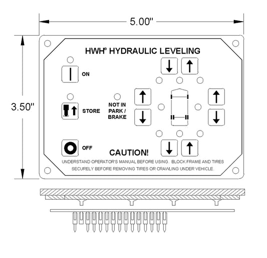 (DSS) RAP14553 - Touch Pad 310 non motorized