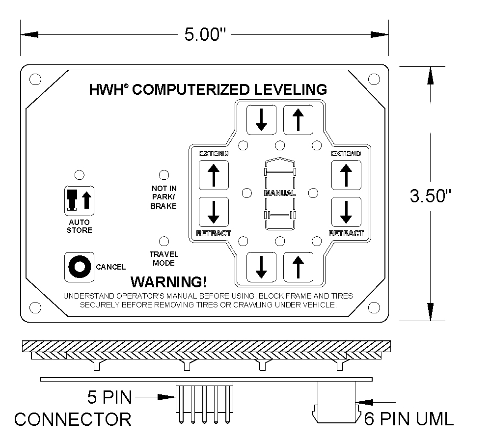 RAP52659 - Touch Pad 725 M