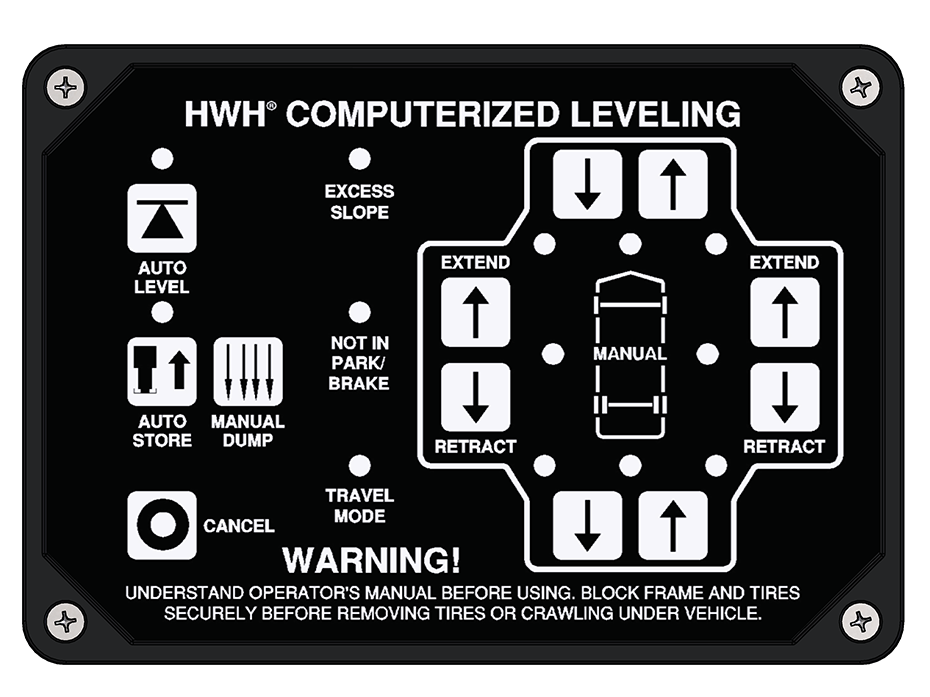 (DSS) RAP56075 - Touch Pad 725 w/Air Dump - Newmar