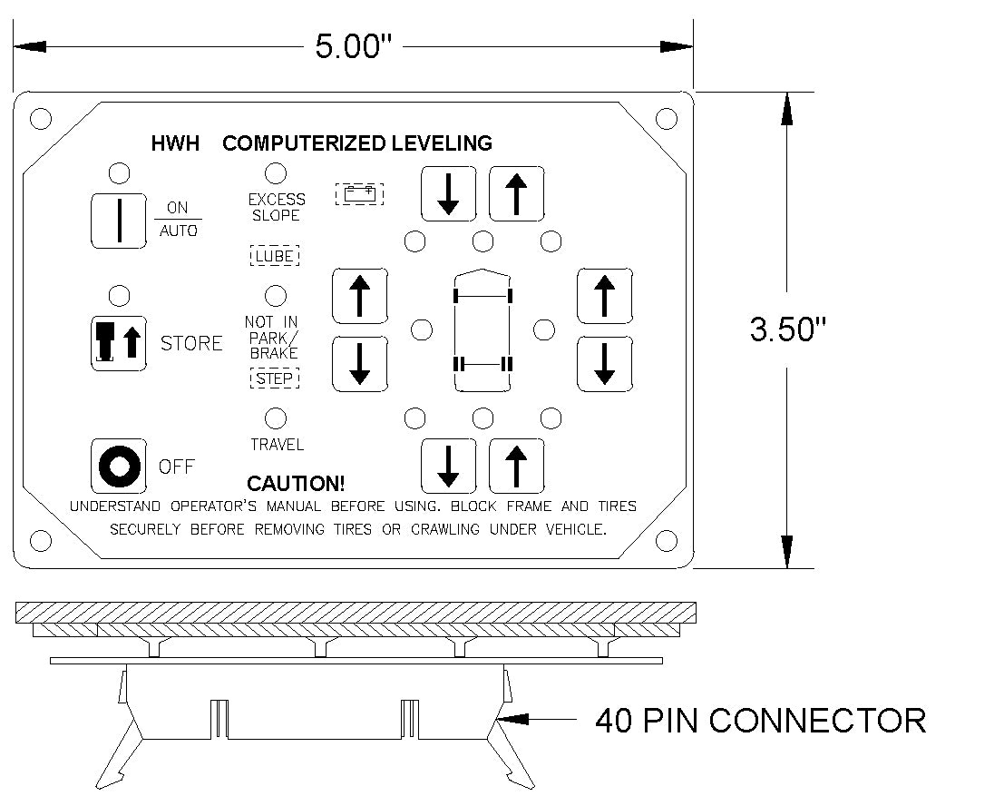 (DSS) RAP6040 - Auto touch pad