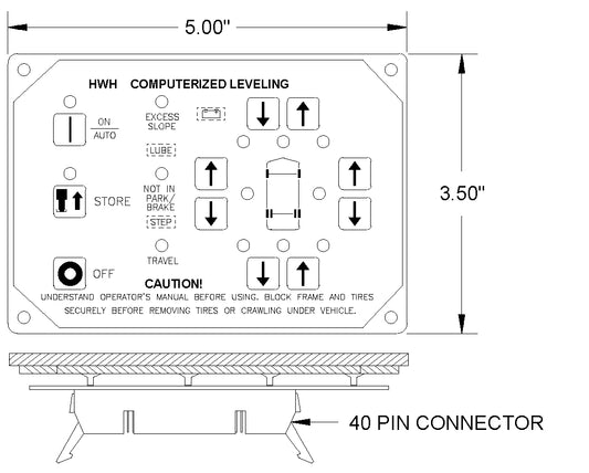 (DSS) RAP6040 - Auto touch pad