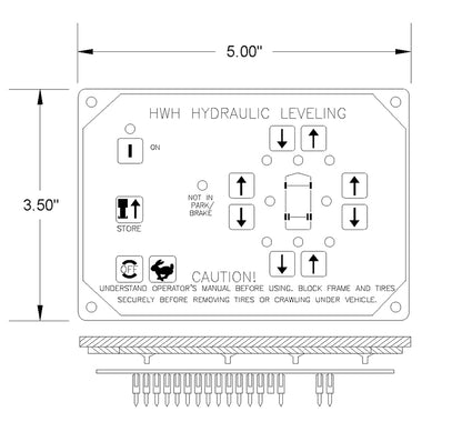 RAP20007 - AP20007 (old PN AP90680)- Touch Pad 310 w/o air